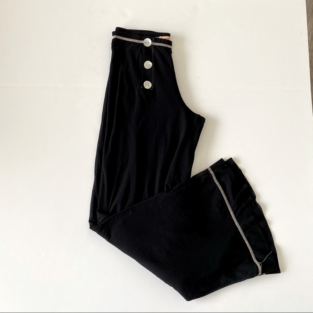 Viviana G . Medium black button dress pants